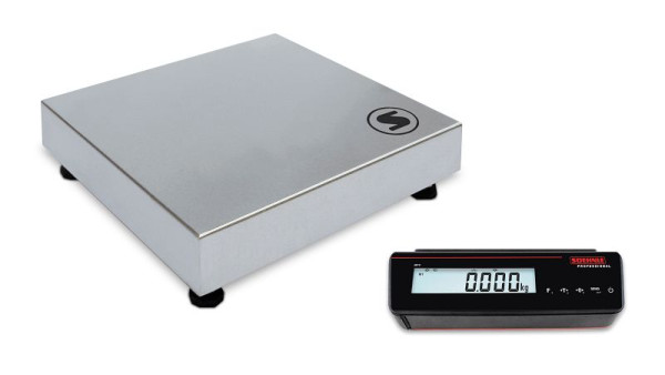 Balance de table haute résolution Soehnle avec terminal 3810, charge maximale : 32 kg, incrément de chiffres : 1 g, 310 x 275 mm, IP42, 9560.04.040