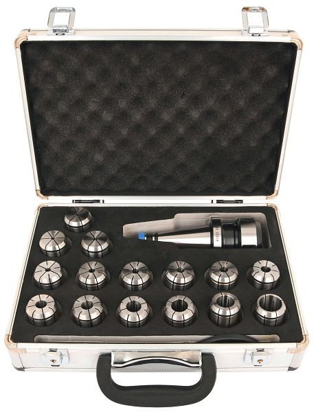 Jeu de pinces ELMAG ISO30 (ER40), 15 pièces, 2-26 mm, 82778