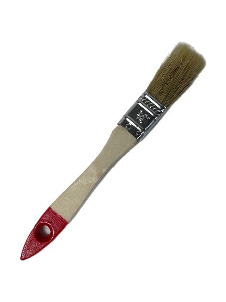 VaGo-Tools Pinceau à vernis, glaçure, pinceau de peintre, pinceau plat, poils chinois, 20 mm, UE : 6 pièces, 190-000-6_vx