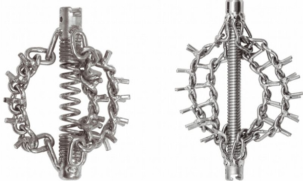 Tête de lanceur de chaîne KS Tools avec chaîne à pointes, 4 chaînes diamètre 30 mm, 16 mm, 900.2188