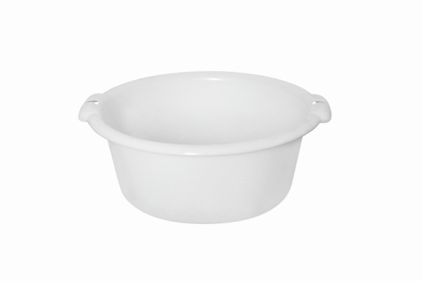 Bac à pâte Schneider, rond, volume : 14 l, plastique, blanc, Ø 370 xh 175 mm, 200970