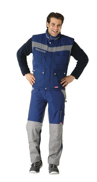 Gilet d'hiver Planam Plaline, marine/zinc, taille XS, 2582040