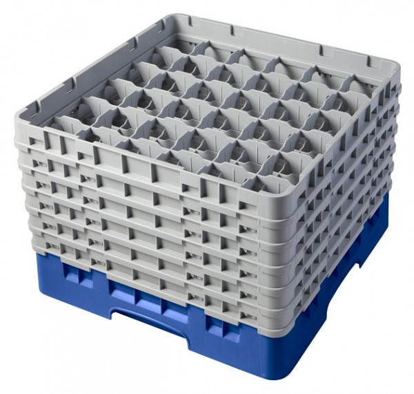Panier de lavage Cambro 36 compartiments Camrack® 27,9 cm bleu, lot de 2, 36S1114168