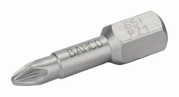 Embouts Bahco 1/4", 25 mm, acier inoxydable, PZ 2, paquet de 10, 65I/PZ2