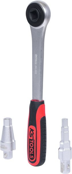 Jeu de clés à gaz KS Tools 3/8"-1", 3 pièces, 130.3500