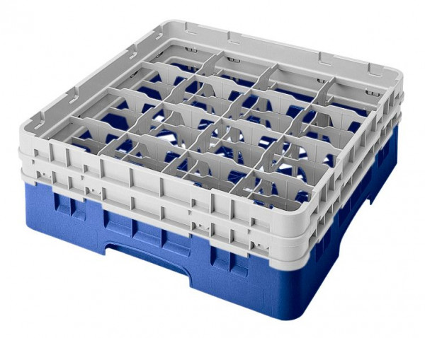 Panier de lavage Cambro 16 compartiments Camrack® Hauteur: 13 cm Bleu, UE: 4 pièces, 16S434168