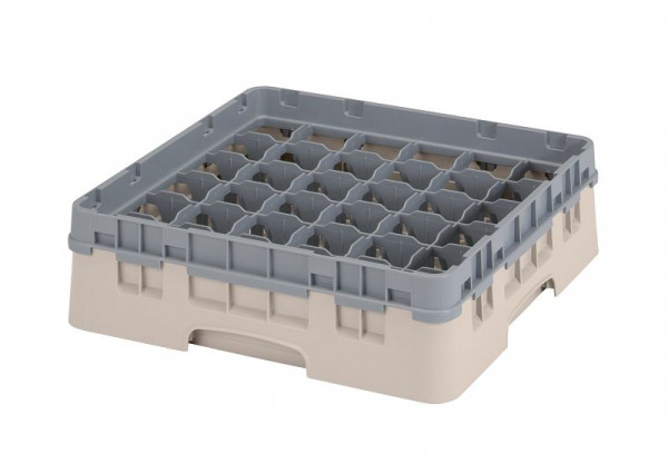 Panier de lavage Cambro 36 compartiments Camrack® 9,2 cm beige, paquet de 5, 36S318184