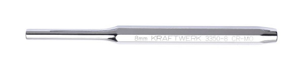 Chasse-goupilles Kraftwerk 8 mm x 180 mm, entièrement poli, 3350-8