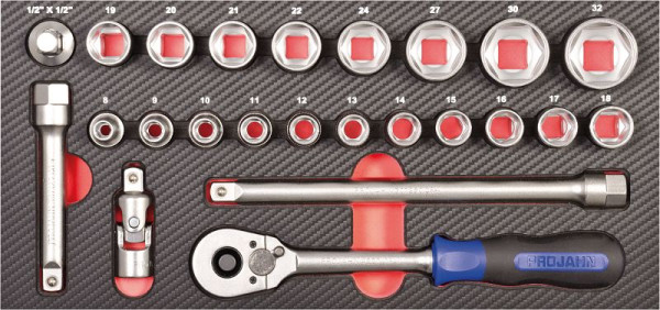 Jeu d'outils Projahn 1/2 "insert 24 pièces, 5999-131