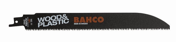 Lame de scie sabre Bahco 228 mm 11 TPI HSL Lot de 10 3942-228-11-HSL-10P