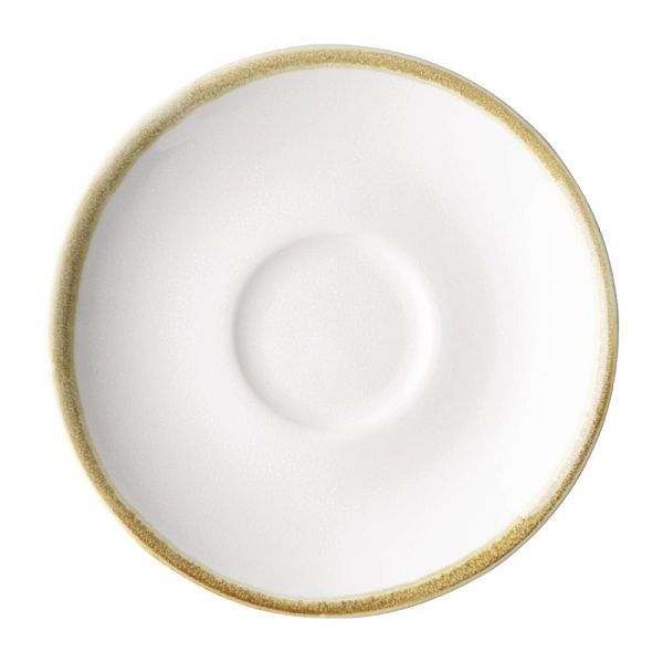 Olympia Kiln Soucoupes Espresso Blanc Craie 11,5 cm (Lot de 6), FB987