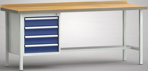 Etabli standard KLW - 2000 x 700 x 840 mm L x P x H, WS118N-2000M40-E7029