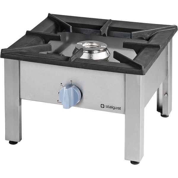 Tabouret à gaz Stalgast Top Power 11kW, avec support de casserole en acier inoxydable, G30, 567x567x413 mm, HK04111P