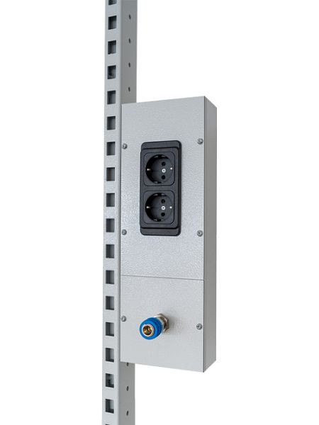 Conduit énergétique Bedrunka+Hirth largeur 375 mm équipé, dimensions en mm (LxPxH) : 375 x 60 x 130, 07.861.375.1