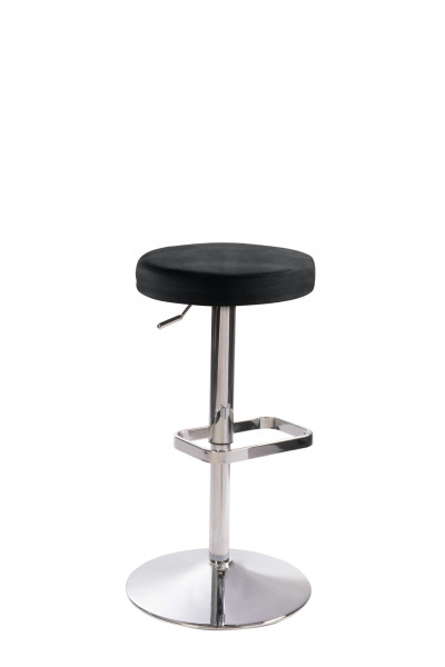 Tabouret de bar et de comptoir Mayer Sitzmöbel , structure chromée, assise rembourrée, anthracite, 1200_01_30487