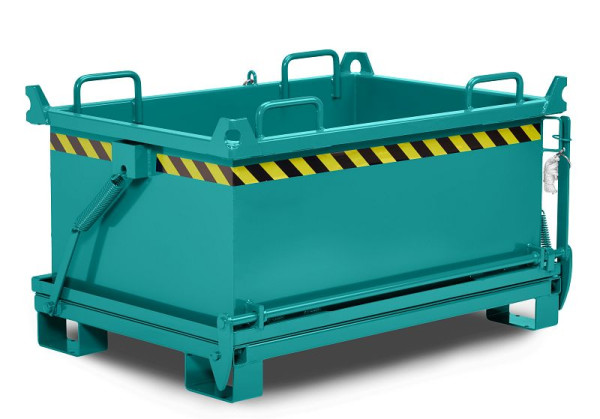 Conteneur à fond rabattable RR Industrietechnik type RBB-100 RAL 5018, 100800545