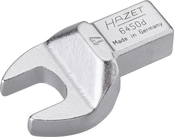 Clé à fourche insérable Hazet, carré insérable 14 x 18 mm, profil hexagonal extérieur, 17 mm, 6450D-17