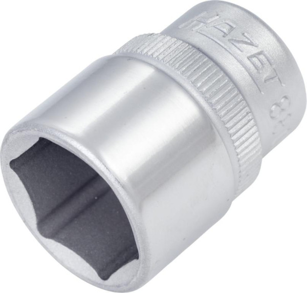 Douille Hazet, hexagonale, carré creux 10 mm (3/8"), 16 mm, moleté, 880-16