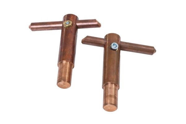 Bras d'électrode ELMAG CU Ø 12 mm, longueur : 125 mm, modèle 7401 adapté aux modèles 7900 - 7902 - 7911, 56338