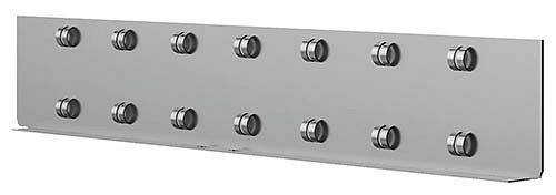 Rail de compartiment intermédiaire Bedrunka+Hirth, R 36-16, hauteur de panneau 75 mm, dimensions en mm (LxPxH) : 900 x 75 x 55, 20.900.060