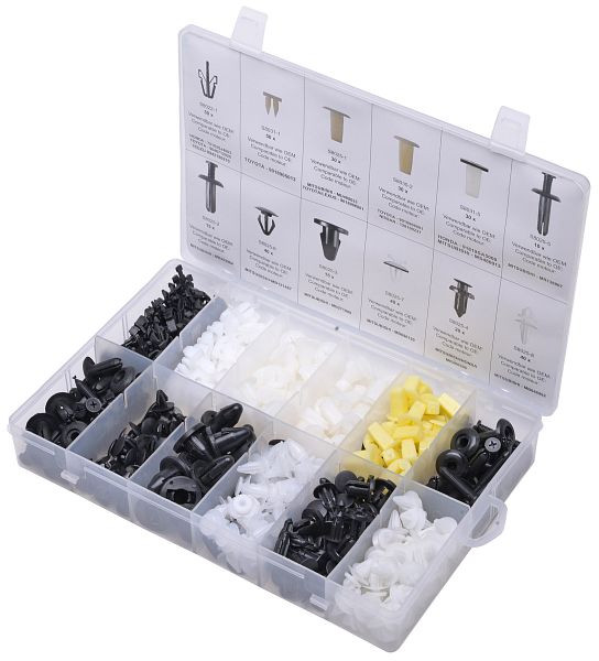 Assortiment de clips de fixation SW-Stahl, Mitsubishi, S8025