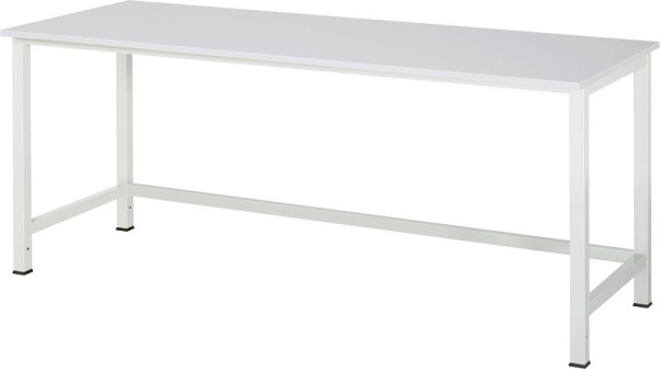 Table de travail RAU série 900, plaque mélamine EGB, 2000x825x800 mm, 03-900-1-ME28-20.12