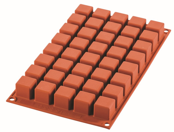 Moule à pâtisserie en silicone Schneider Kubus Mini, 40 x 13,5 ml, 115228