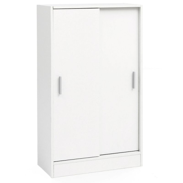 Wohnling classeur bois 60 x 107,5 x 28,5 cm blanc, WL5.817