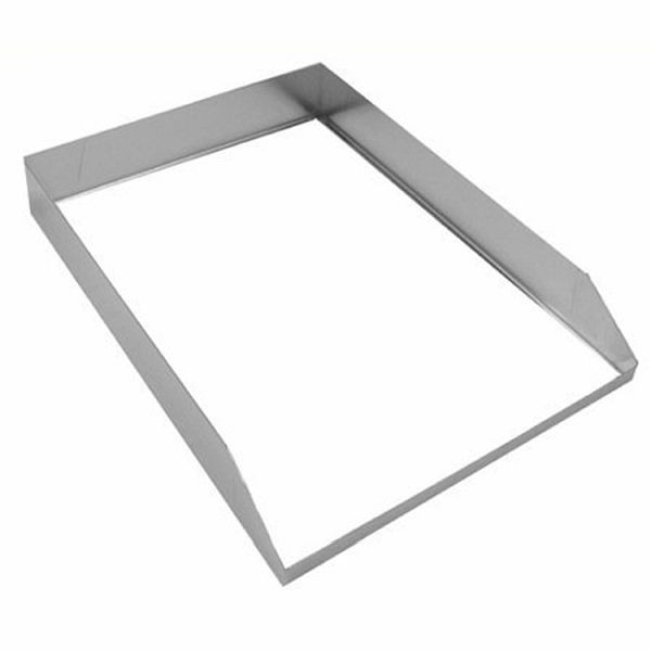 Garde-boue Gastro-Inox pour plaque de grill 40cm de large, 160.541