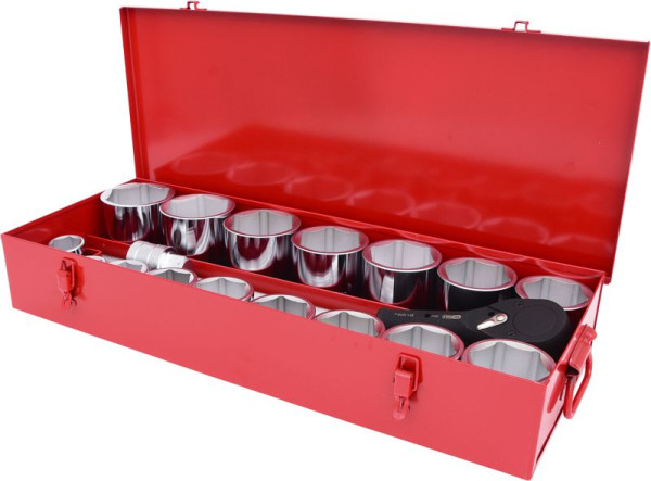 KS Tools Jeu de clés à douille 1", 22 pièces, 911.0822