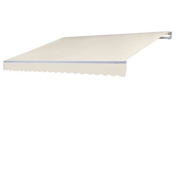 Housse de rechange Mendler pour auvent T791, housse de rechange pour auvent à bras articulé protection solaire, 4,5x3m, polyester crème, 77447
