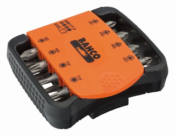 Jeu d'embouts Bahco, 17 pièces, PH, PZ, Hex, Torx, 59S/17-3