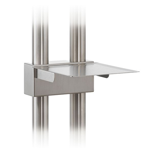 Bac d'égouttement Wagner EWAR pour colonne de sol WP en acier inoxydable, surface mate, 923133