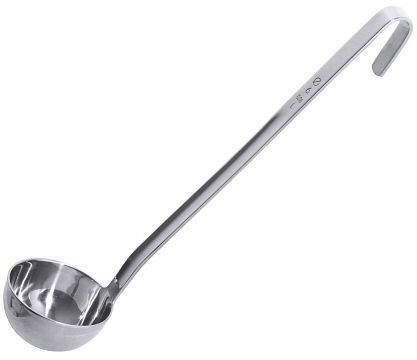 Louche Contacto, forme profonde 20 cm avec manche rapporté, 82/200