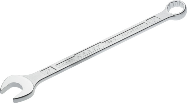Clé mixte Hazet, profil de traction extérieur double hexagonal, 27 mm, 600N-27