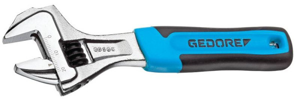 Clé à fourche GEDORE, réglable, nickelée et chromée, manche en plastique 12", 2668904