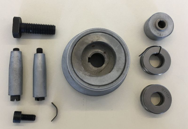 Volant ELMAG complet pour chariot supérieur, pour Profi 914/150, 9807106