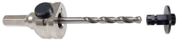 Adaptateur Projahn à changement rapide hexagone SW 8.5 avec 2 pièces de raccordement et HSS 125 mm, 79421