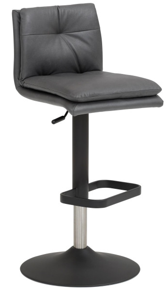 Mayer Sitzmöbel , structure thermolaquée noire, siège rembourré confortable avec coussin intérieur, graphite, 1211_03_30480