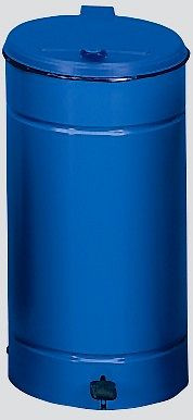 Pédale VAR Euro, couvercle plastique bleu, bleu gentiane, 1078