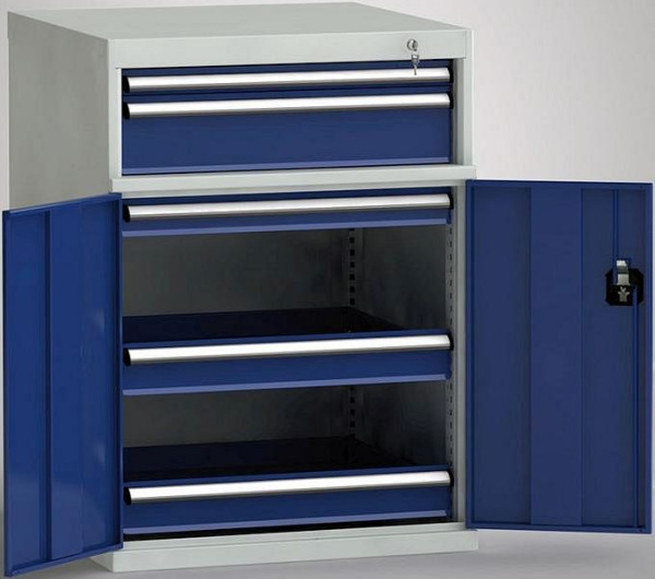 Armoire côté machine KLW 1000/1019 x 725 x 772 mm H x L x P, dimensions d'installation : 825 mm, division : 36x36 unités au-dessus, MGC1000-05EP-TD-023