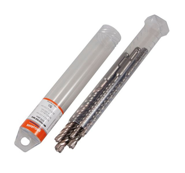 Perceuse à percussion Projahn Rocket 5 SDS-plus MIX 5 pièces dans un Quadro-Pack, 99953