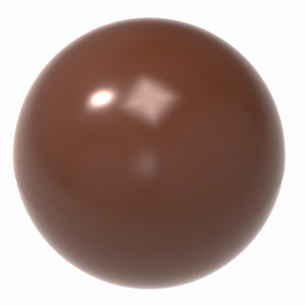 Moule à chocolat Schneider - hémisphère Ø 14 mm, 275 x 135 x 24 mm - forme double / 14 x 14 x 7 mm, 2 x 1 g, 6 x 13 pièces, 421797