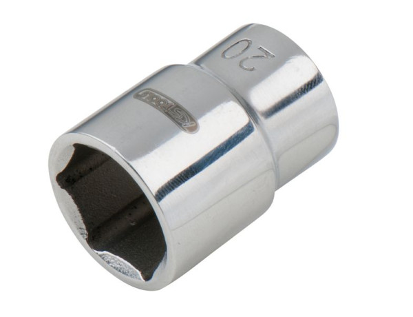 KS Tools Douille hexagonale 1/2" en acier inoxydable, 8 mm, 964.1208