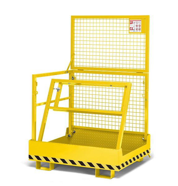 Nacelle de travail RR Industrietechnik, RAK-Compact, RAL 1023 jaune signalisation, 120000101