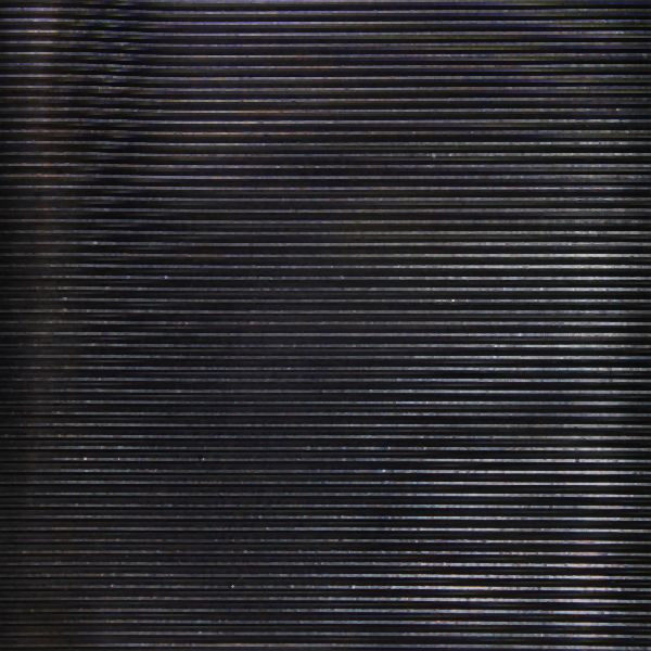 Tapis en caoutchouc ondulé ADB, largeur 600 mm, noir, comme butée antidérapante, 99045
