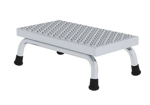 Plate-forme de travail Krause en aluminium, 1 marche, avec protection antidérapante R 13, 274493