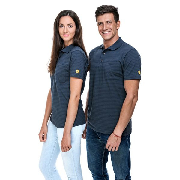 Polo SafeGuard ESD, gris foncé, 150 g/m², taille M, DSWL39658