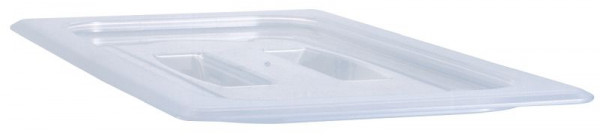 Couvercle de grille Cambro 1/2 en polypropylène avec poignée translucide, paquet de 6, 20PPCH190