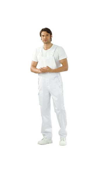 Salopette homme Planam Food, blanc pur, taille 64, 5340064